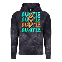 Cloud Black auntıe with lightning bolt Vintage Hoodie - MaliasSmallBusiness