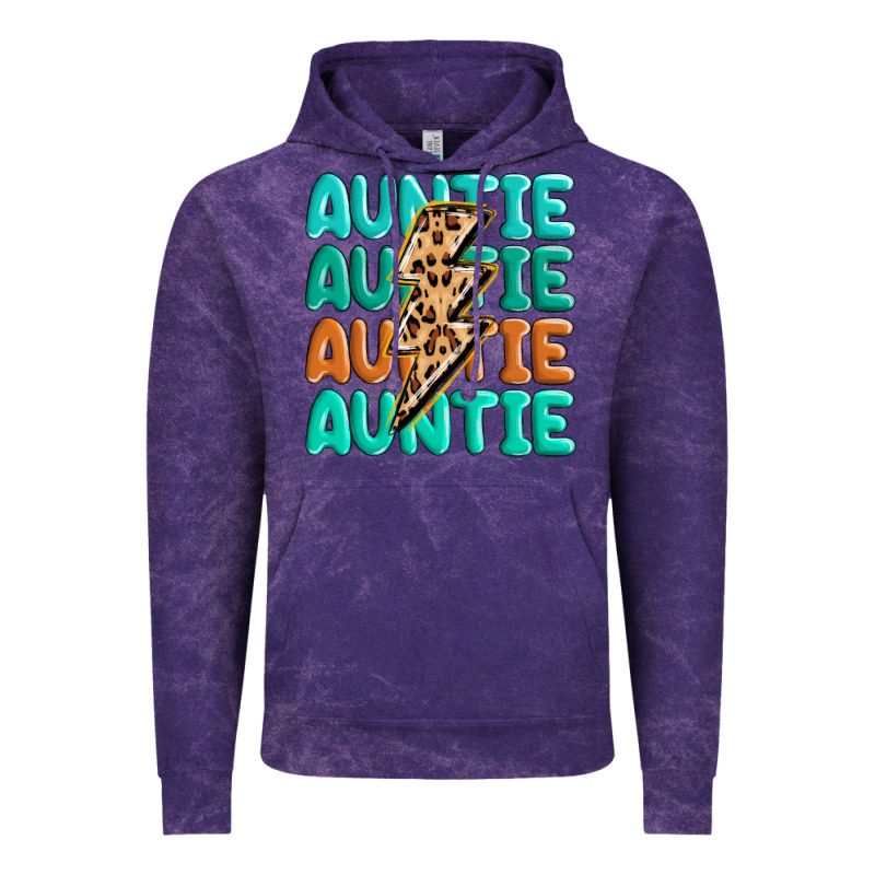 Auntıe With Lightning Bolt Vintage Hoodie by MaliasSmallBusiness | Teevron