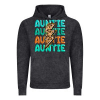 Vintage Black auntıe with lightning bolt Vintage Hoodie - MaliasSmallBusiness