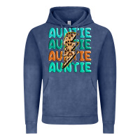 Vintage Denim auntıe with lightning bolt Vintage Hoodie - MaliasSmallBusiness
