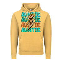 Vintage Mustard auntıe with lightning bolt Vintage Hoodie - MaliasSmallBusiness