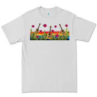 Dove Grey mexican sombrero guitar libbey glass Premium Tee - BundleAndBundleShop