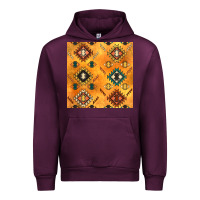Mauve Wine native american aztec seamless pattern 4 Urban Hoodie - BundleAndBundleShop