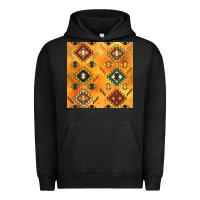 Pigment Black native american aztec seamless pattern 4 Urban Hoodie - BundleAndBundleShop