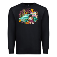 Black Western rabbit Easter Day Premium Sweatshirt - CowGirlArtShop
