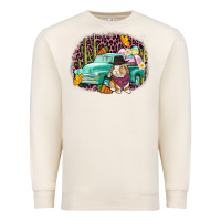 Sandshell Western rabbit Easter Day Premium Sweatshirt - CowGirlArtShop