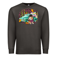 Smoke Western rabbit Easter Day Premium Sweatshirt - CowGirlArtShop