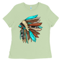 Matcha indian headdress Ladies Tee - JahusDesignShop