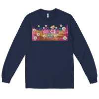 Navy teacher life libbey glass Long Sleeve Tee - BundleAndBundleShop