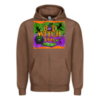Chestnut Bad witch vibes Zipper Hoodie - NancyCooperArtShop