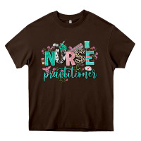 Chocolate Brown nurse practitioner Heavy Core Tee - AdoDesignShop