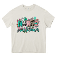 Cream nurse practitioner Heavy Core Tee - AdoDesignShop