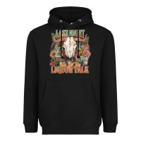 Black Last night we let the liquor talk Heavyweight Hoodie - HowdyJamesFarm