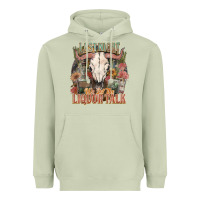 Matcha Last night we let the liquor talk Heavyweight Hoodie - HowdyJamesFarm