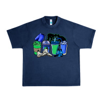 Navy wrestling coffee cups Urban Heavy Tee - NancyCooperArtShop