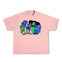 Salmon wrestling coffee cups Urban Heavy Tee - NancyCooperArtShop