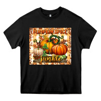 Black pumpkin spice junkie tumbler Heavy Core Tee - BundleAndBundleShop
