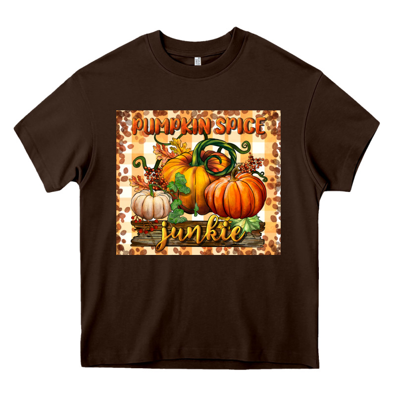 Pumpkin Spice Junkie Tumbler Heavy Core Tee by BundleAndBundleShop | Teevron