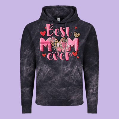 Best Mom Ever Vintage Hoodie Designed By Maliassmallbusiness