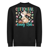 Black cottontail bunny club Heavyweight Sweatshirt - LillyAllenDesigns