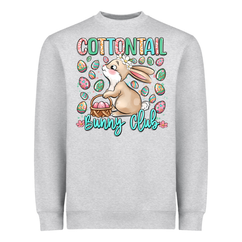 Cottontail Bunny Club Heavyweight Sweatshirt by LillyAllenDesigns | Teevron