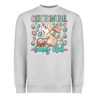Heather Grey cottontail bunny club Heavyweight Sweatshirt - LillyAllenDesigns