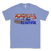 Colony Blue America the beautiful Classic Tee - NancyCooperArtShop