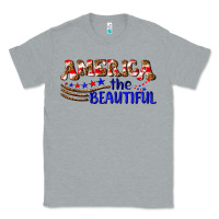 Heather Grey America the beautiful Classic Tee - NancyCooperArtShop