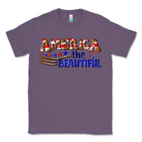 Lavender America the beautiful Classic Tee - NancyCooperArtShop