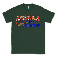 Sports Green America the beautiful Classic Tee - NancyCooperArtShop