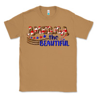 Toasted Coconut America the beautiful Classic Tee - NancyCooperArtShop