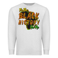 Oatmeal Heather It's the black history for me Premium Sweatshirt - HowdyJamesFarm
