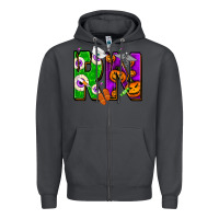 Smoke Halloween RN Registered Nurse Zipper Hoodie - NancyCooperArtShop