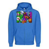 True Royal Halloween RN Registered Nurse Zipper Hoodie - NancyCooperArtShop