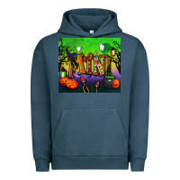 Pigment Midnight Navy halloween mini tumbler Urban Hoodie - BundleAndBundleShop