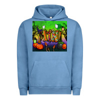 Pigment Pebble Blue halloween mini tumbler Urban Hoodie - BundleAndBundleShop