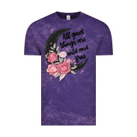 Cloud Purple all good things are wild and free Vintage Tee - MaliasSmallBusiness