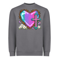 Storm easter cross heart la Heavyweight Sweatshirt - LillyAllenDesigns