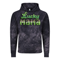 Cloud Black lucky mama Vintage Hoodie - MaliasSmallBusiness