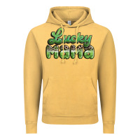 Vintage Mustard lucky mama Vintage Hoodie - MaliasSmallBusiness