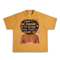 Peanut Butter i love the woman i've become because i fought to b Urban Heavy Tee - MaliasSmallBusiness