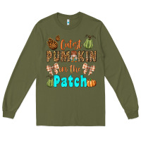 Army Green cutest pumpkin in the patch Long Sleeve Tee - BundleAndBundleShop