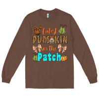 Chestnut cutest pumpkin in the patch Long Sleeve Tee - BundleAndBundleShop