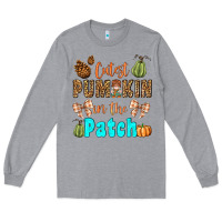 Heather Grey cutest pumpkin in the patch Long Sleeve Tee - BundleAndBundleShop