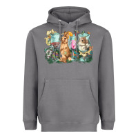 Storm Easter Day wine glasses bunny Heavyweight Hoodie - HowdyJamesFarm