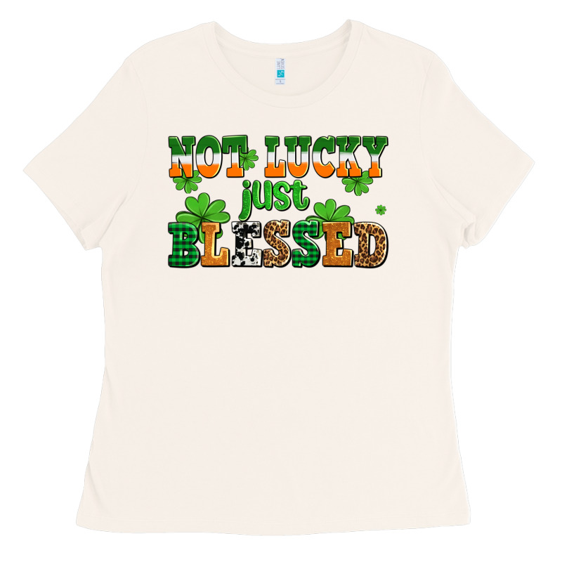 Not Lucky Just Blessed Ladies Tee by AdoDesignShop | Teevron