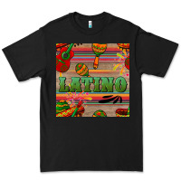 Black latino seamless pattern Premium Tee - BundleAndBundleShop