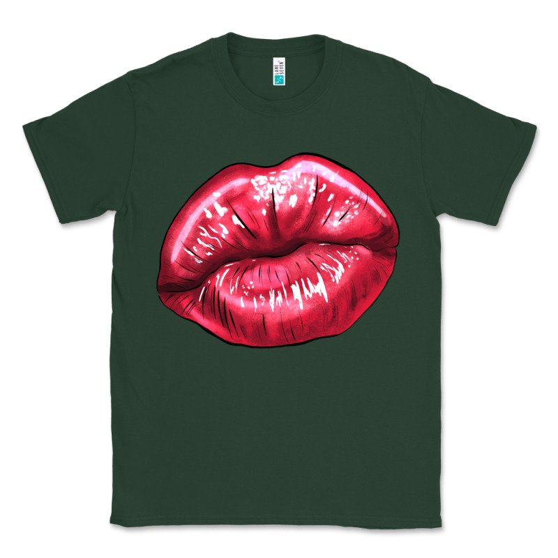 Lips Mark Classic Tee by NancyCooperArtShop | Teevron