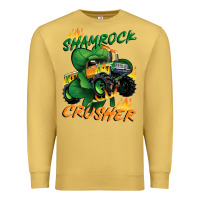 Antique Gold Shamrock crusher St. Patrick's Day Premium Sweatshirt - CowGirlArtShop