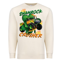 Sandshell Shamrock crusher St. Patrick's Day Premium Sweatshirt - CowGirlArtShop